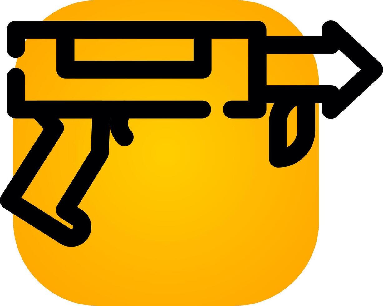 Speargun Creative Icon Design vector