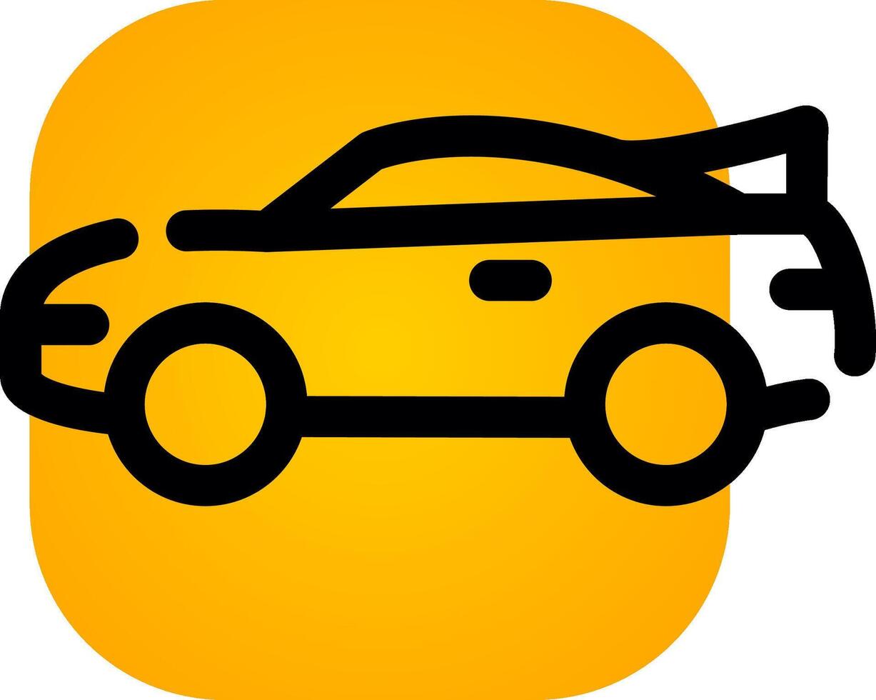 Coupe Creative Icon Design vector