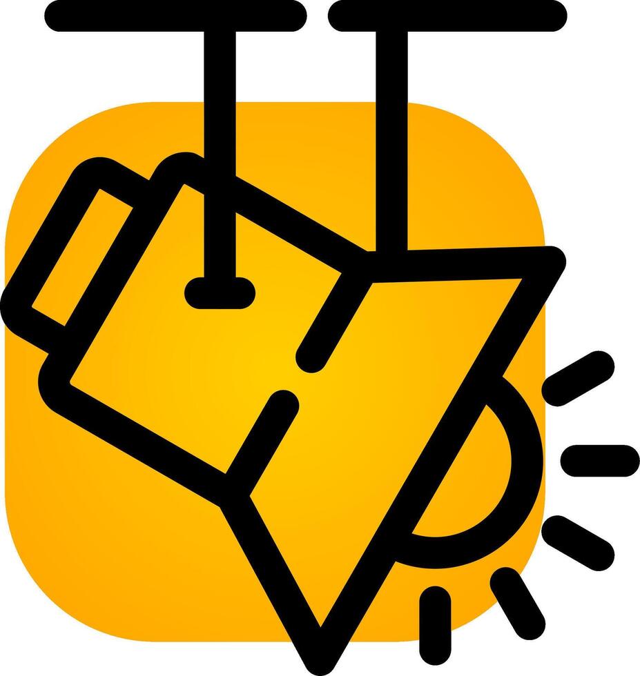 Spotlight Creative Icon Design vector