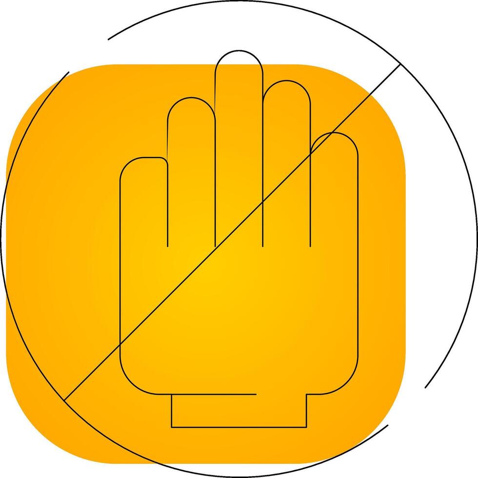 Restriction Creative Icon Design vector