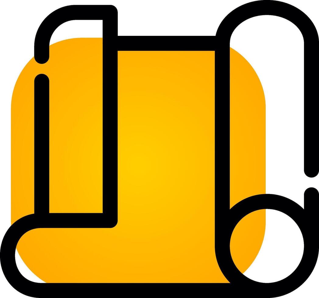 Paper Roll Creative Icon Design vector