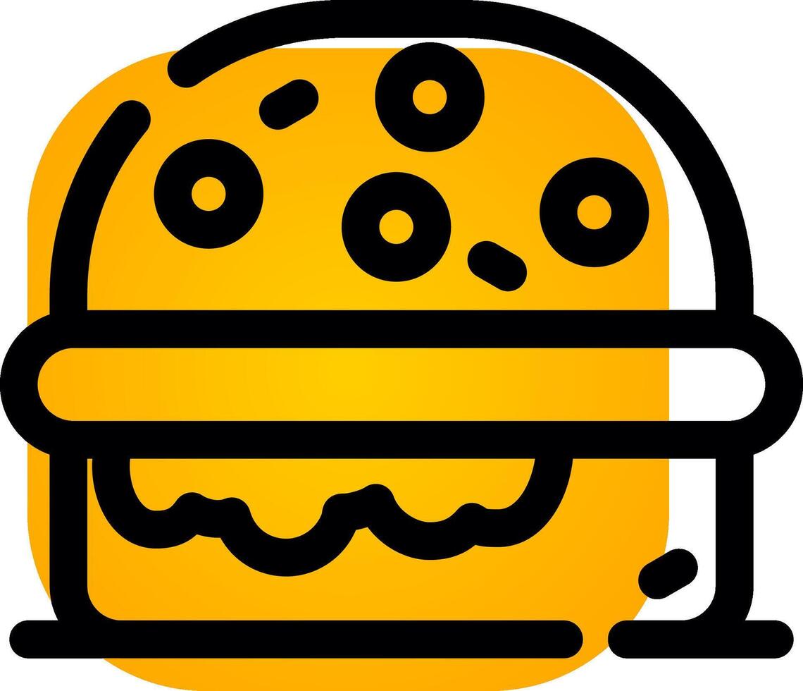 Burguer Creative Icon Design vector