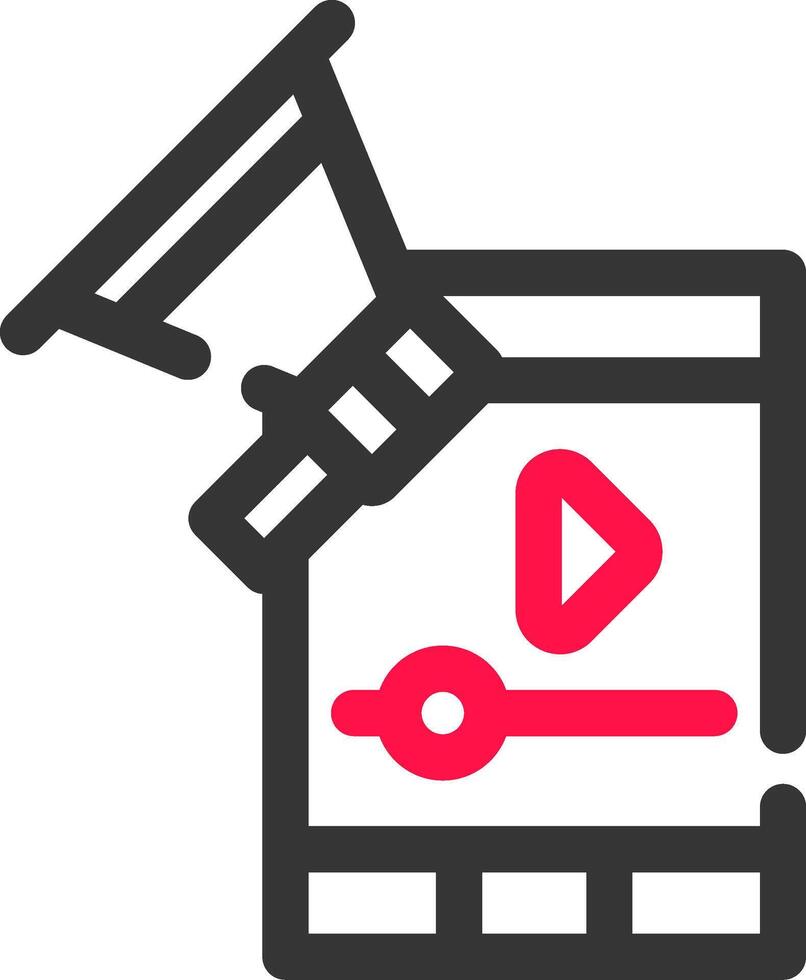 vídeo márketing creativo icono diseño vector