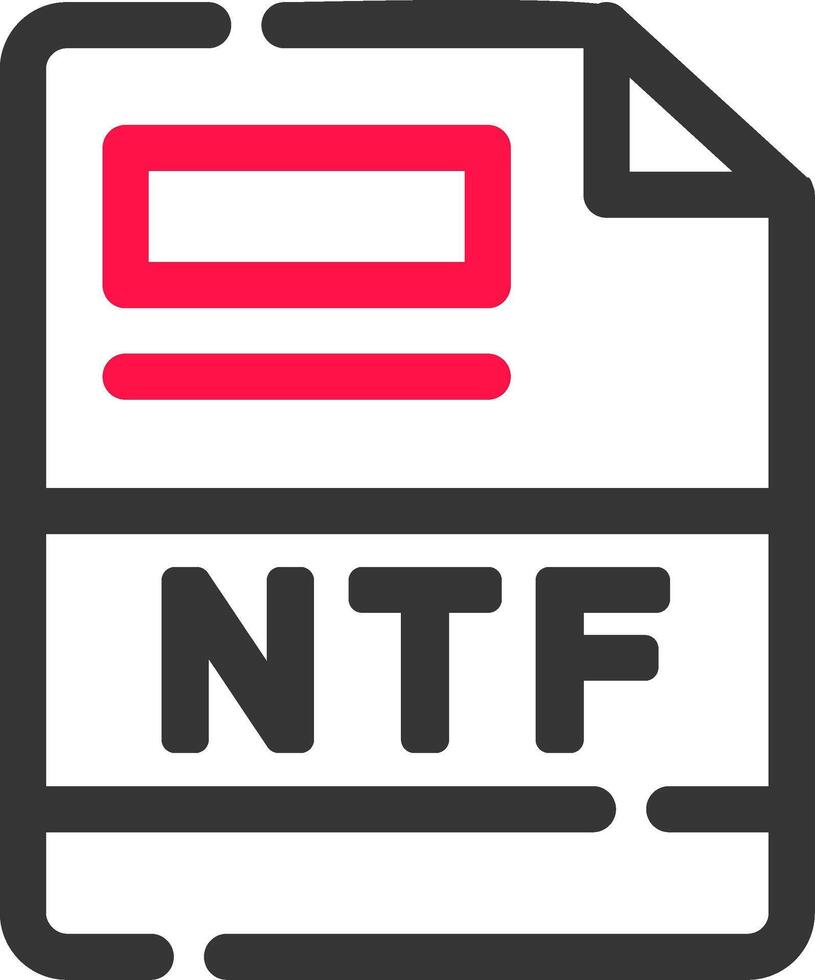 NTF Creative Icon Design vector