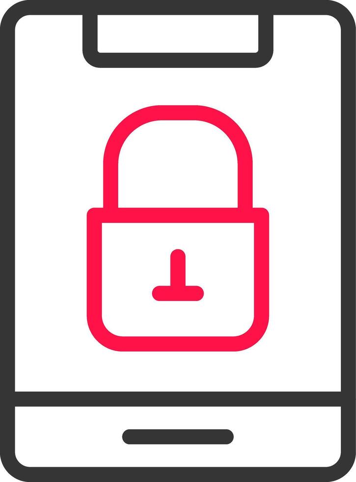 Lock Screen Creative Icon Design vector