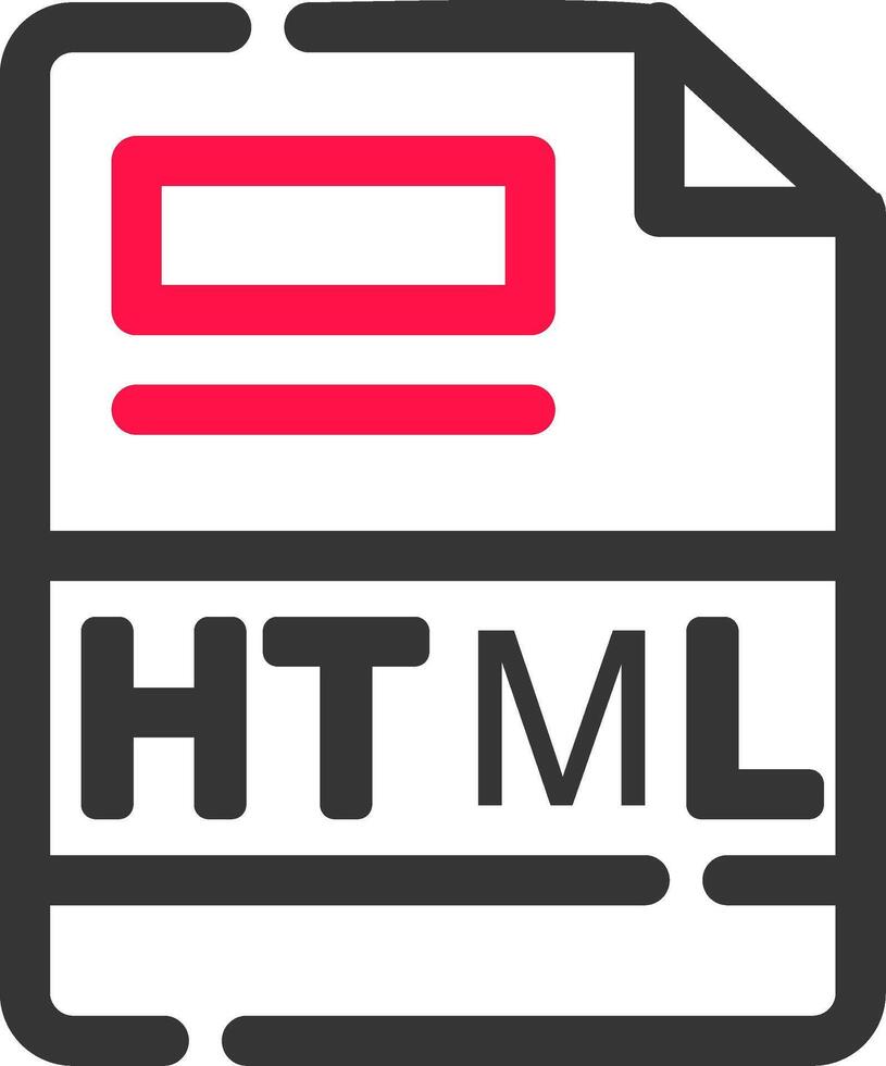 HTML Creative Icon Design vector