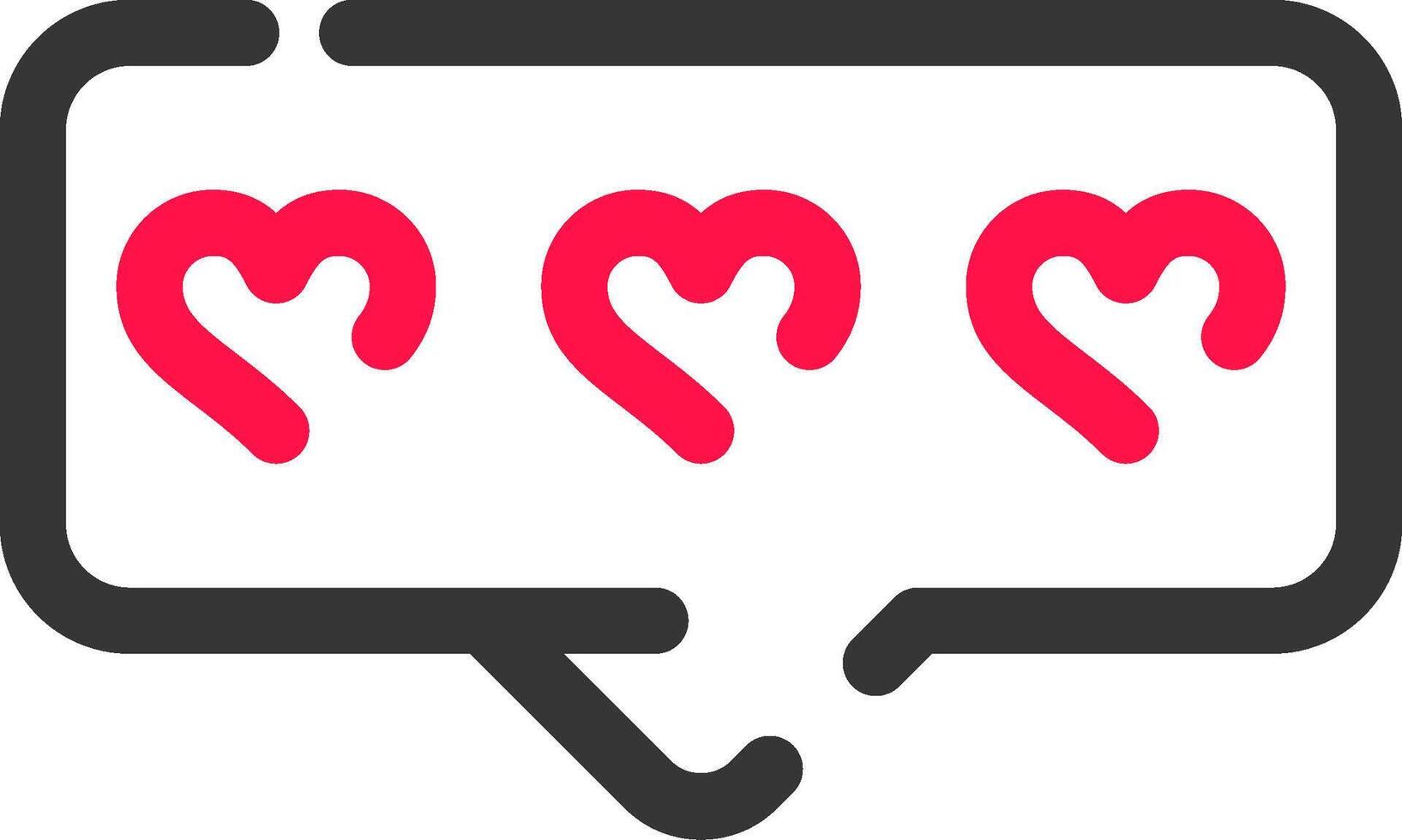 Comment Heart Creative Icon Design vector