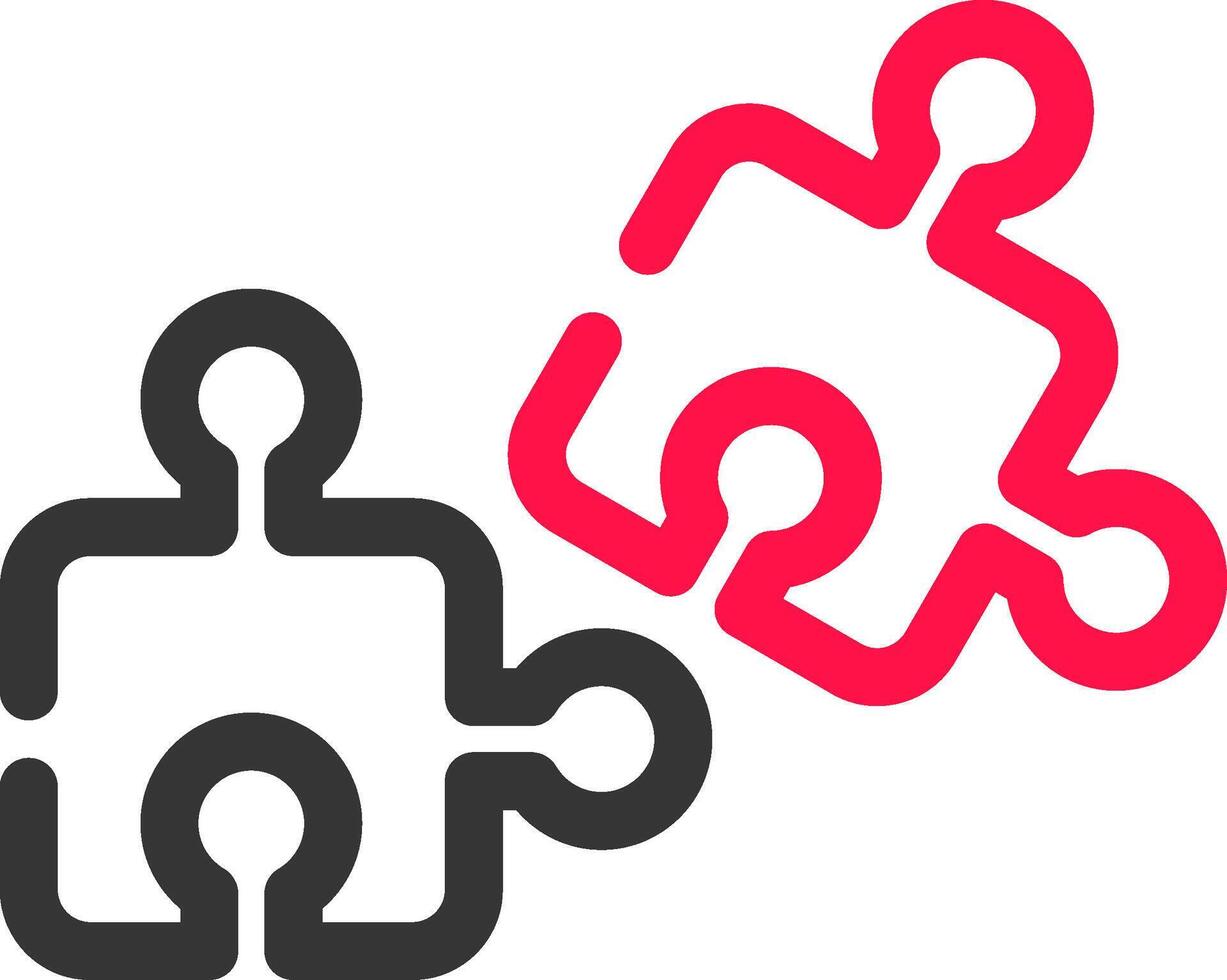 Puzzle Piece Creative Icon Design vector