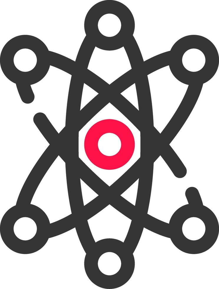 Atom Creative Icon Design vector