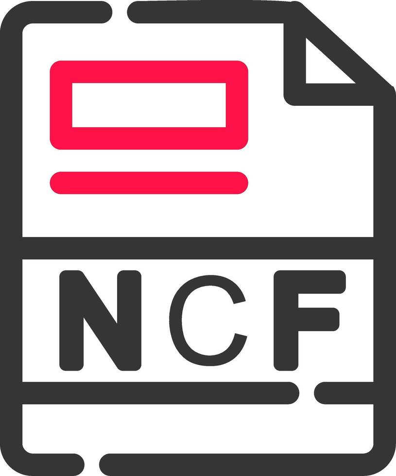 NCF Creative Icon Design vector