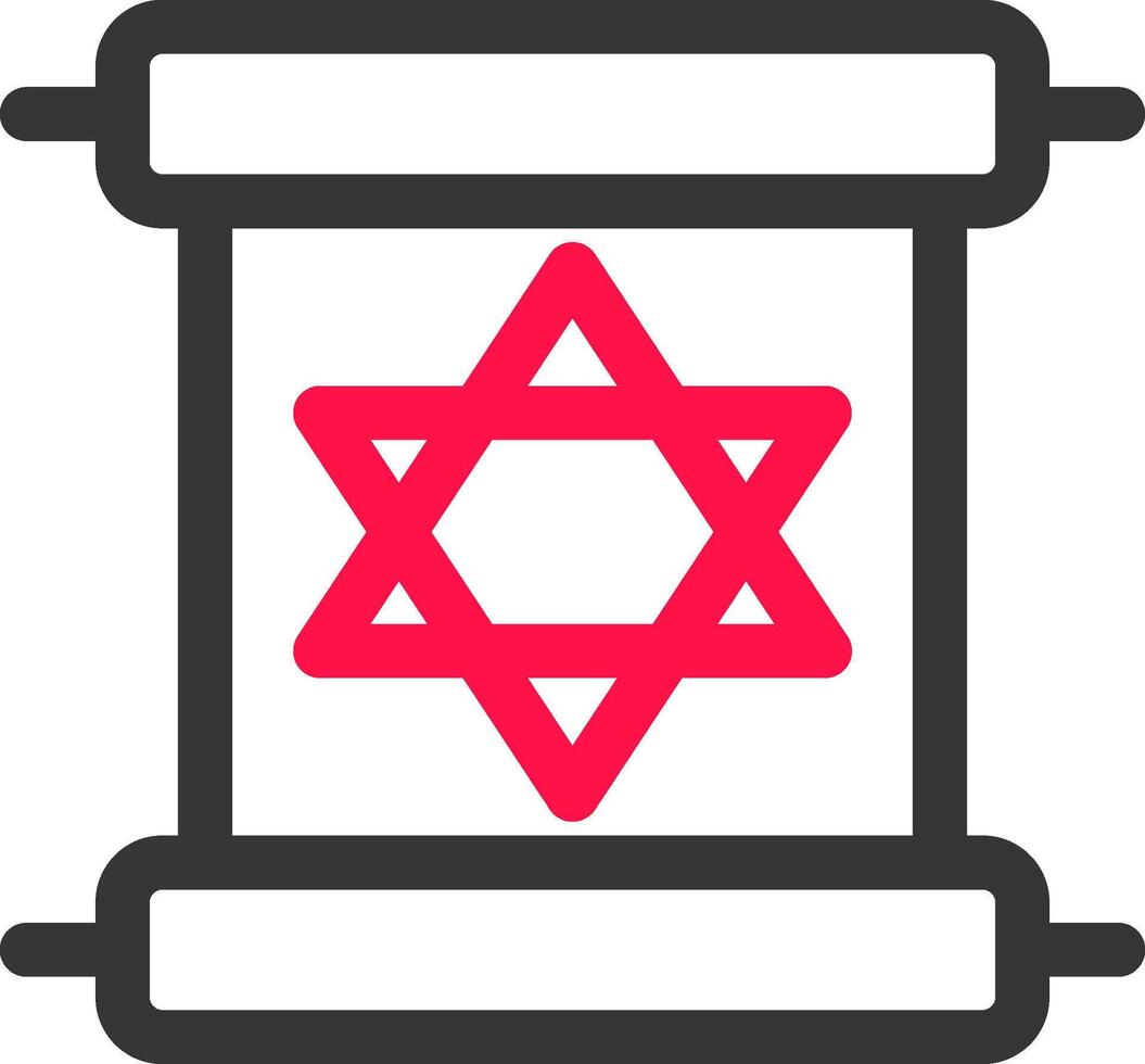 Scroll torah Creative Icon Design vector