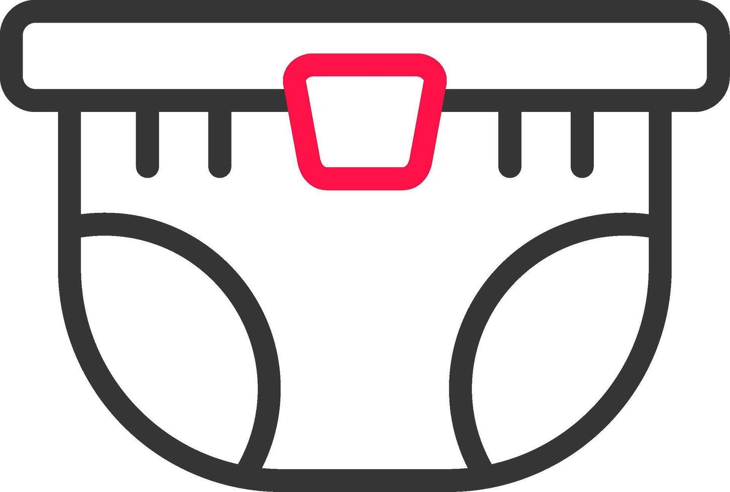 Diapers Creative Icon Design vector