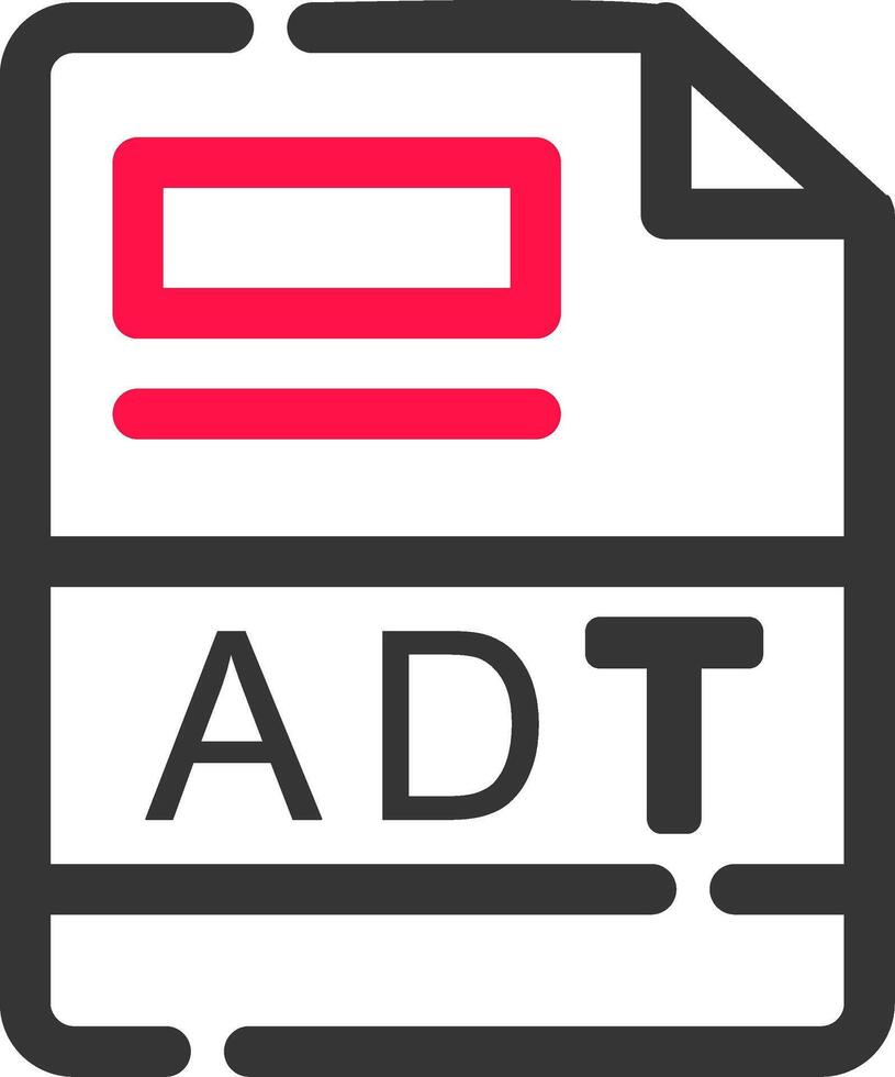 adt creativo icono diseño vector