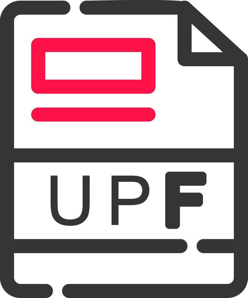 UPF Creative Icon Design vector