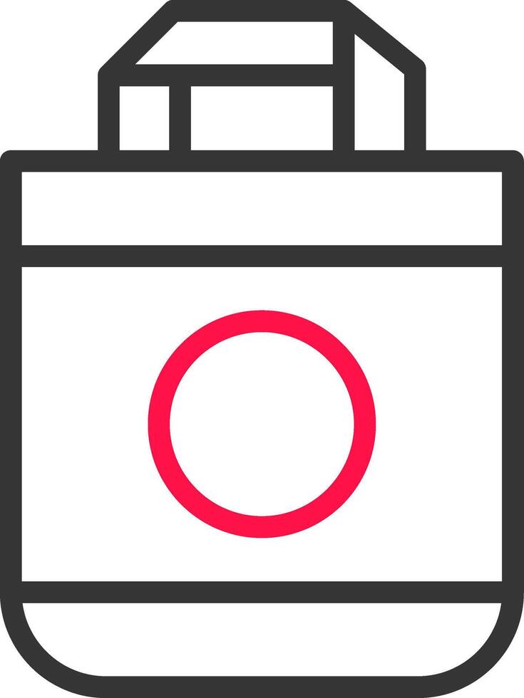 Tote Bag Creative Icon Design vector