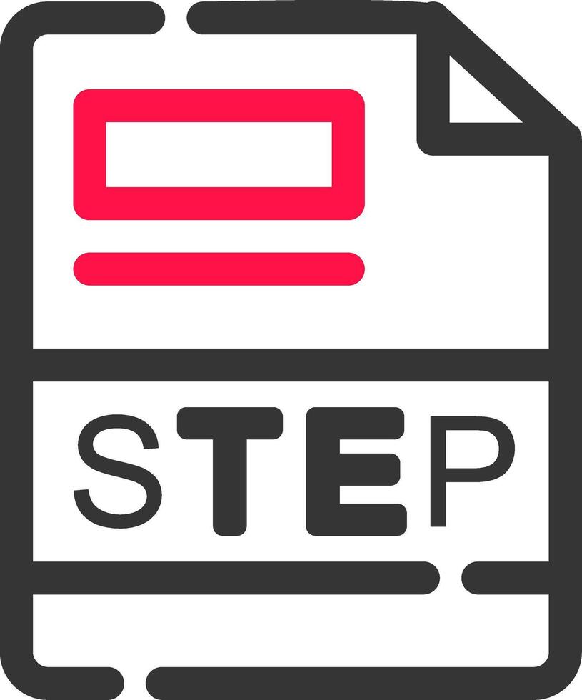 STEP Creative Icon Design vector