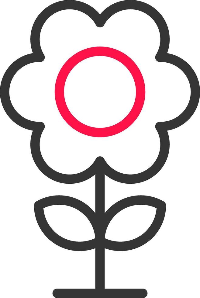 diseño de icono creativo de flor vector