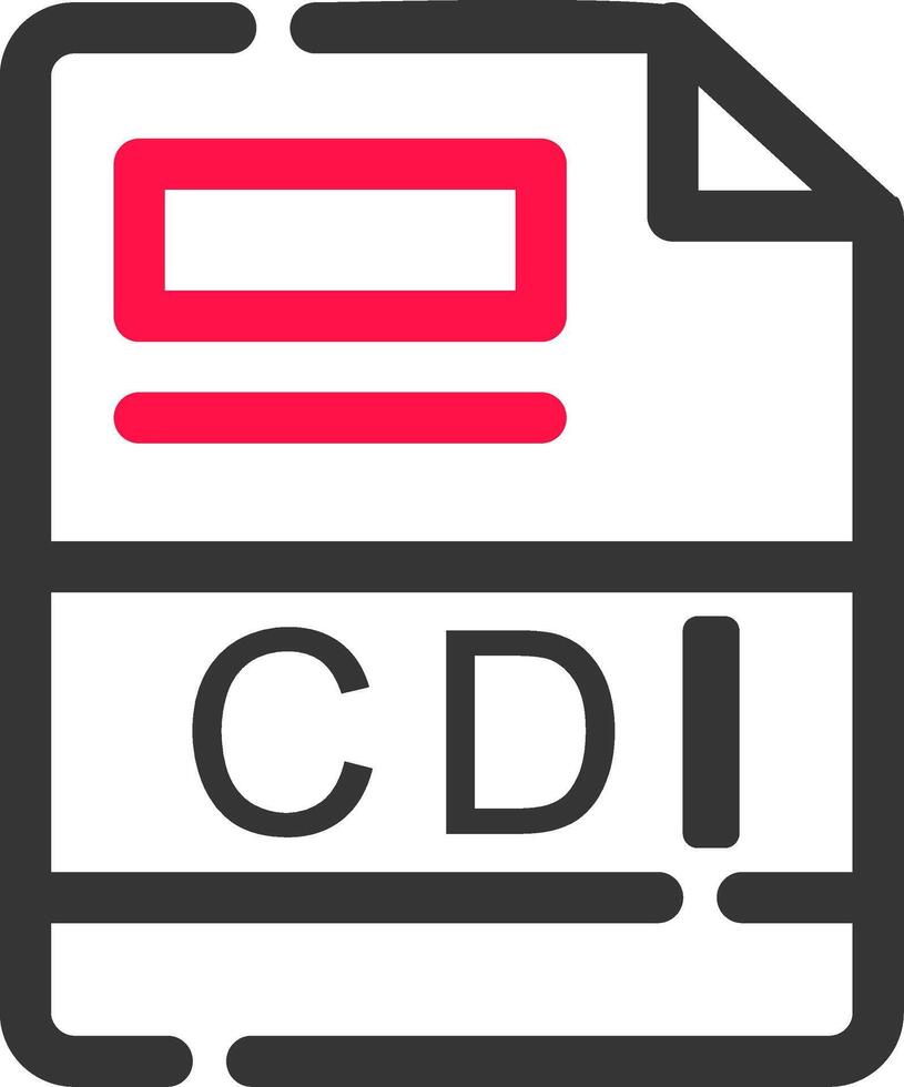 cdi creativo icono diseño vector