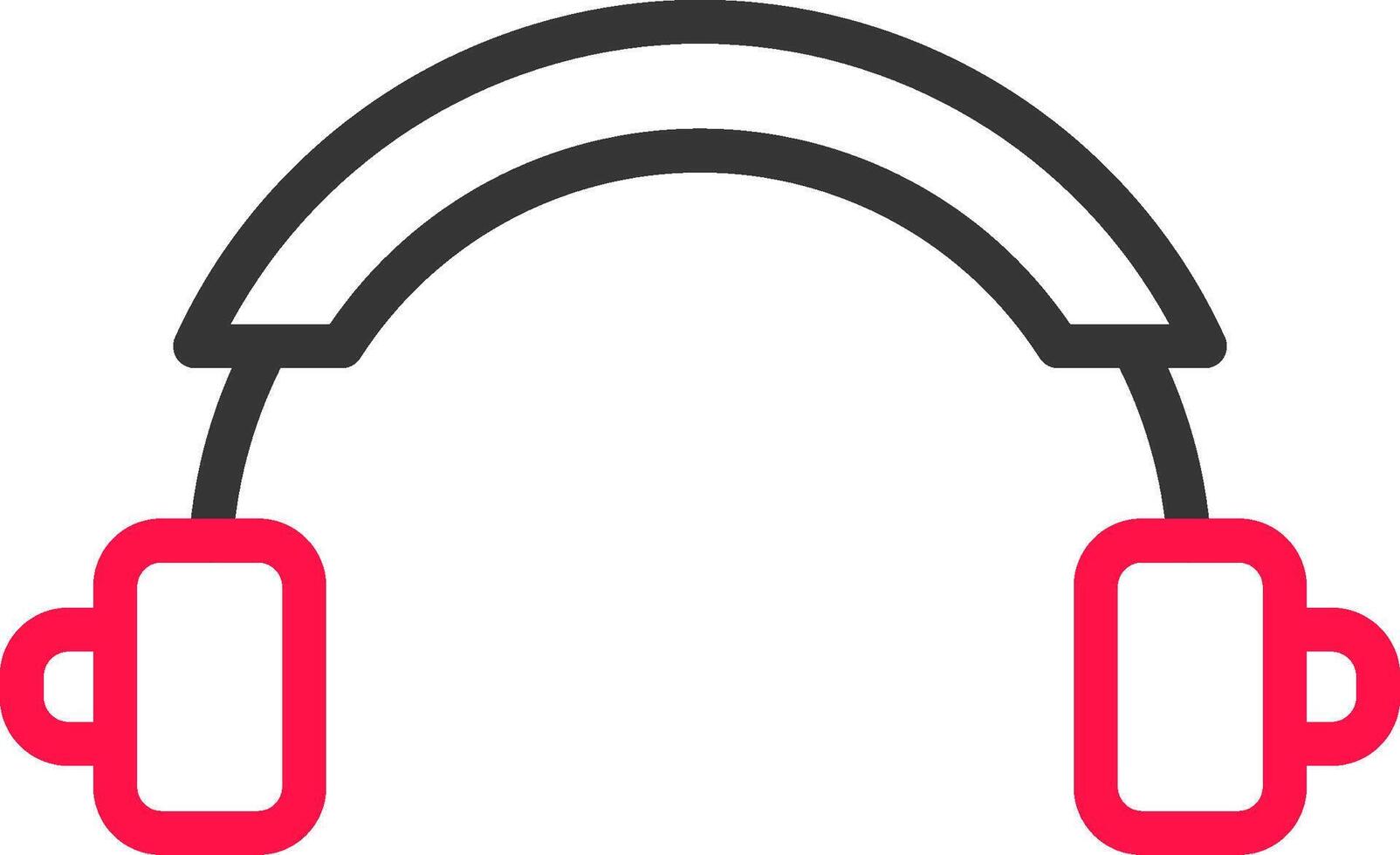 Headphone Creative Icon Design vector