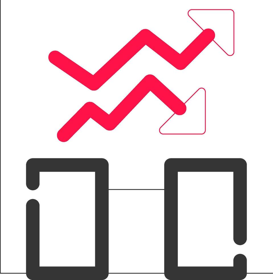 Online Trading Creative Icon Design vector