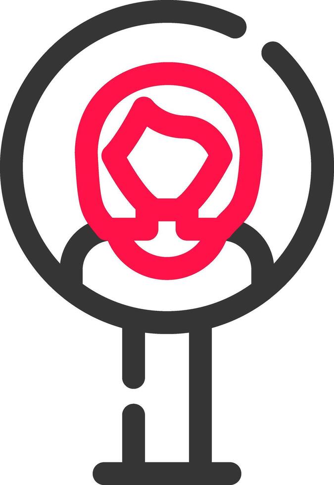 User Placeholder Creative Icon Design vector