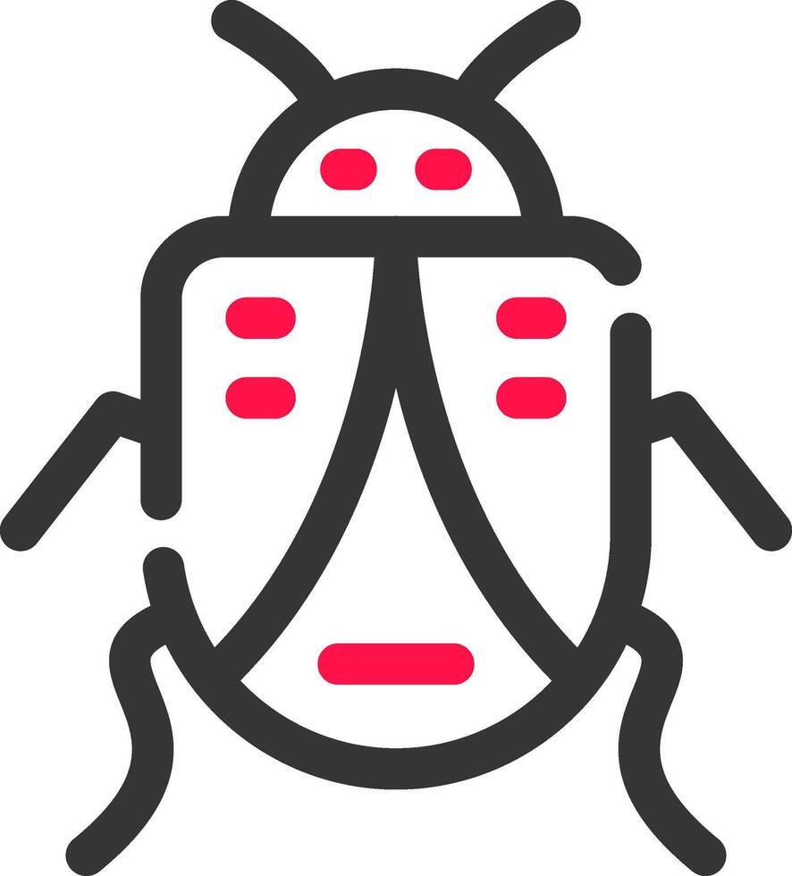 Bug Creative Icon Design vector
