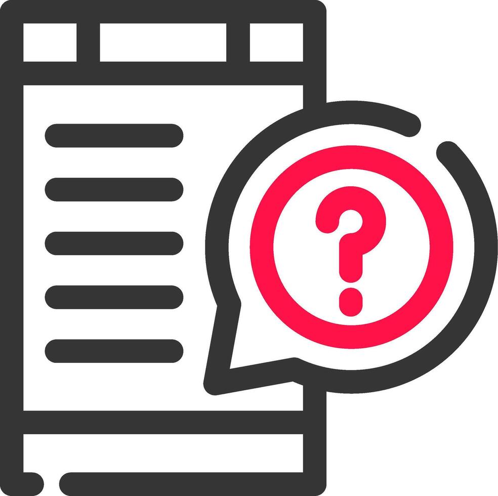 Question Creative Icon Design vector