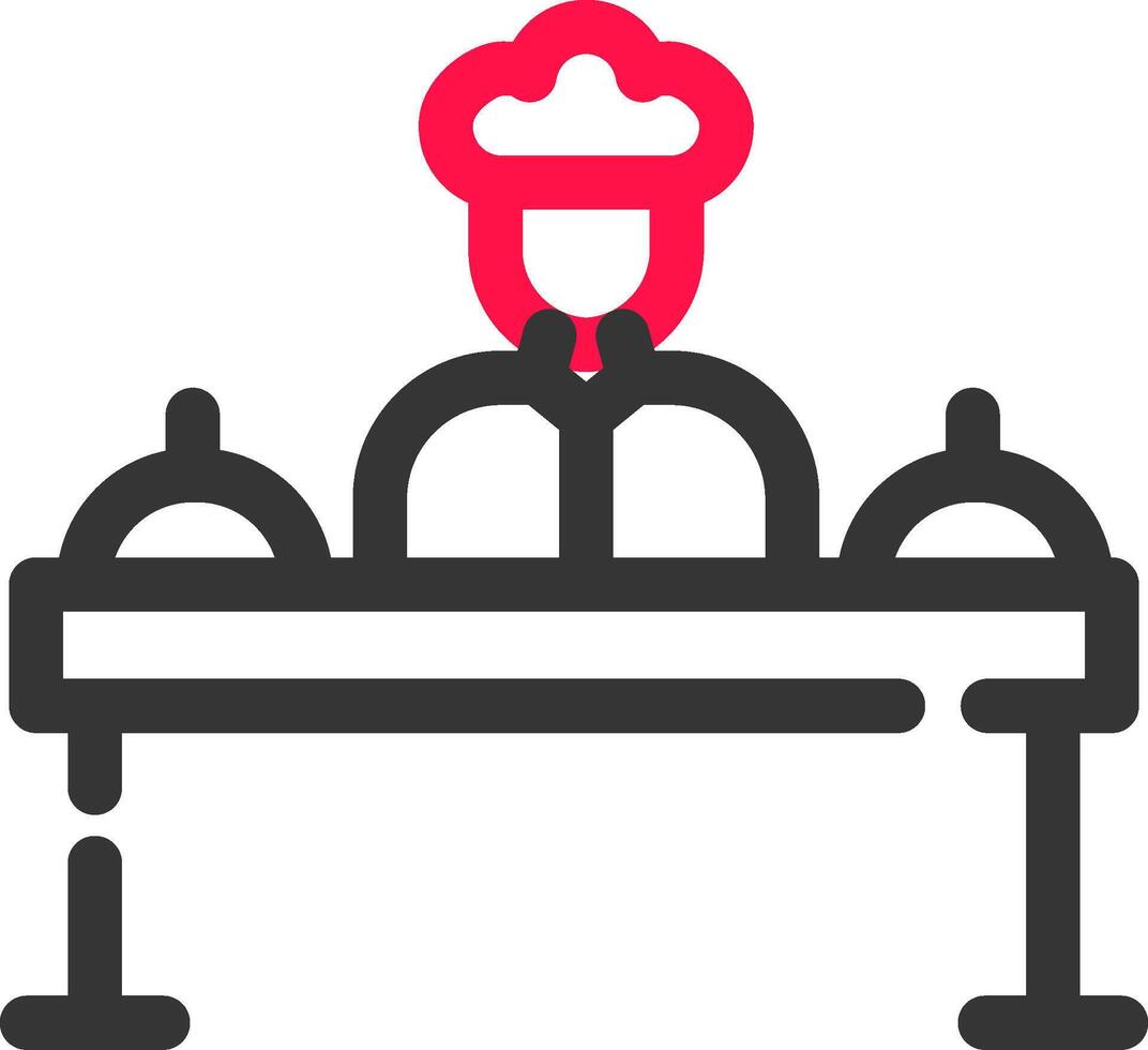 diseño de icono creativo de chef vector