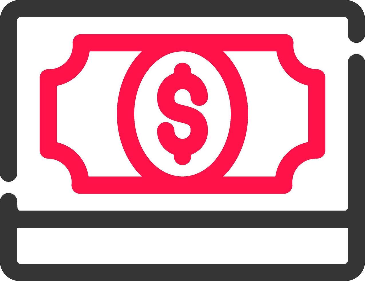 Banknotes Creative Icon Design vector