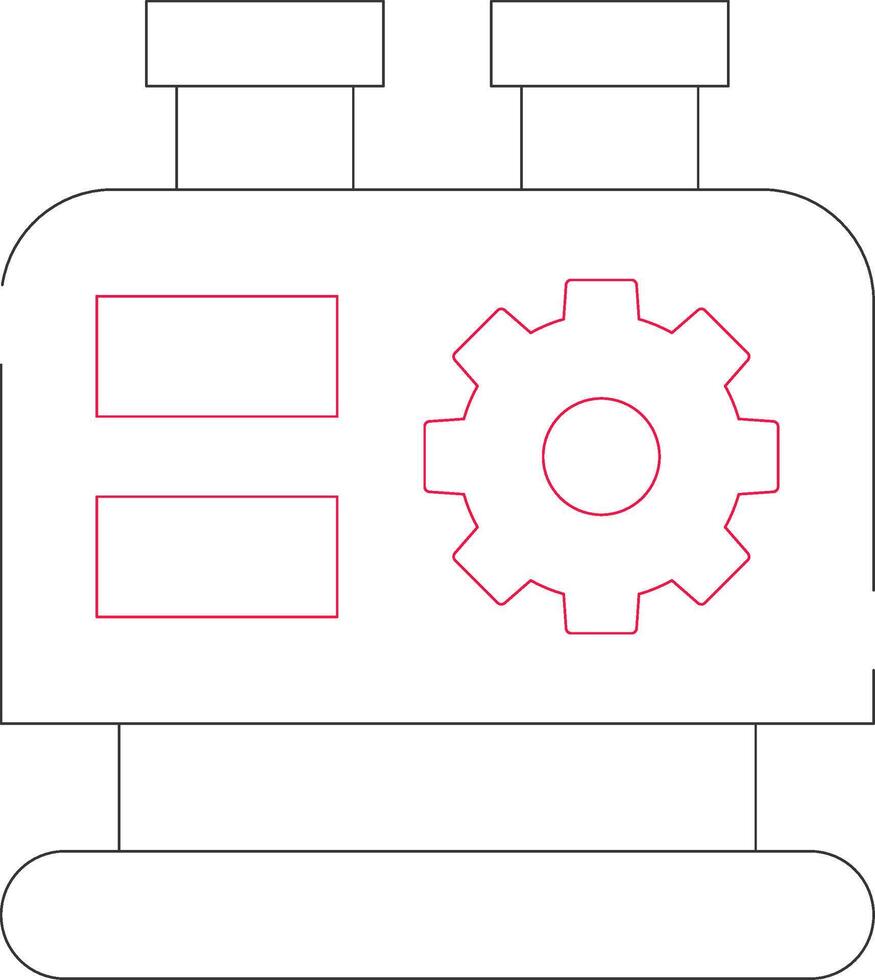 Machinery Creative Icon Design vector