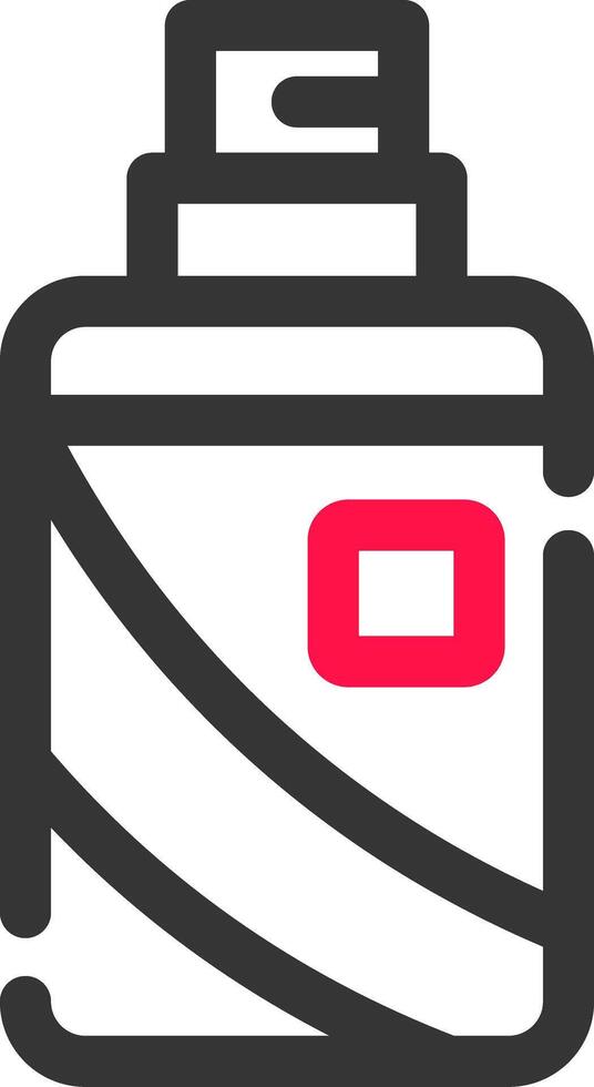 Hair Spray Creative Icon Design vector