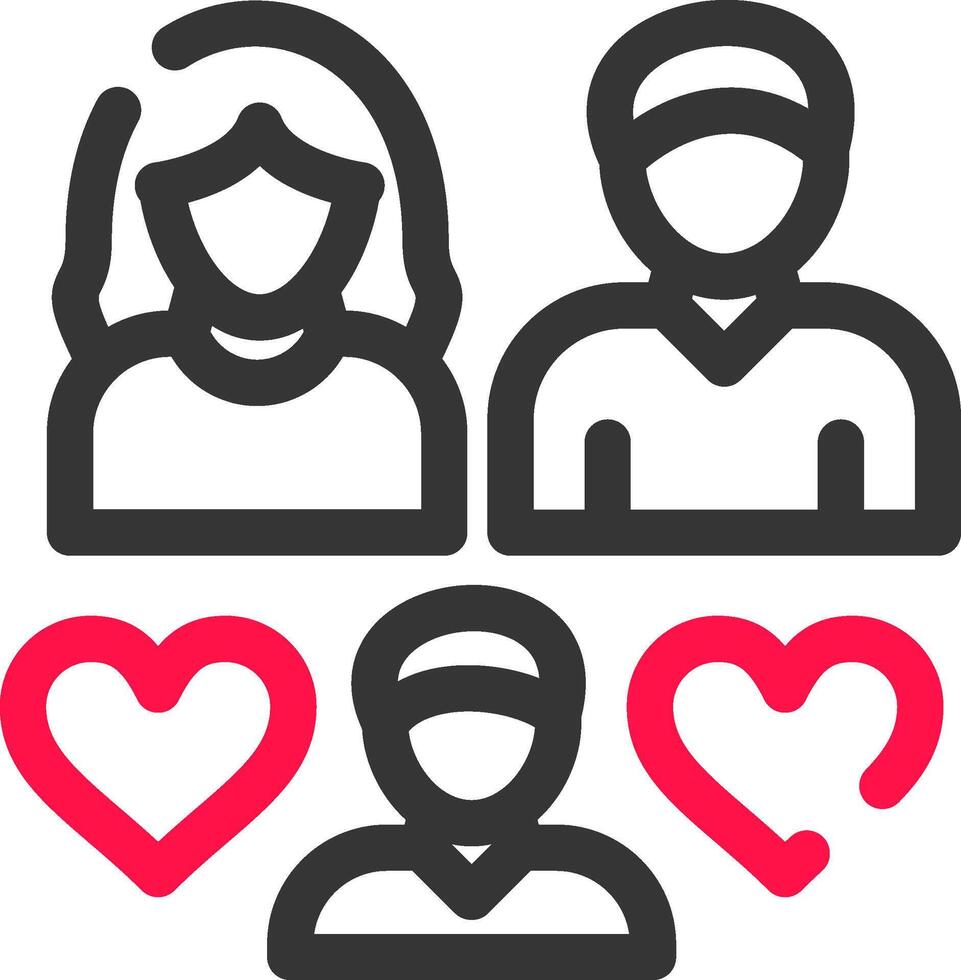 Family Creative Icon Design vector