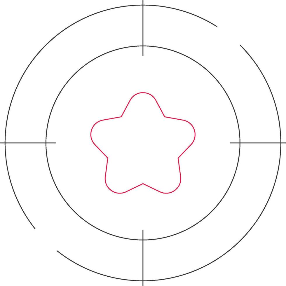 Target Creative Icon Design vector