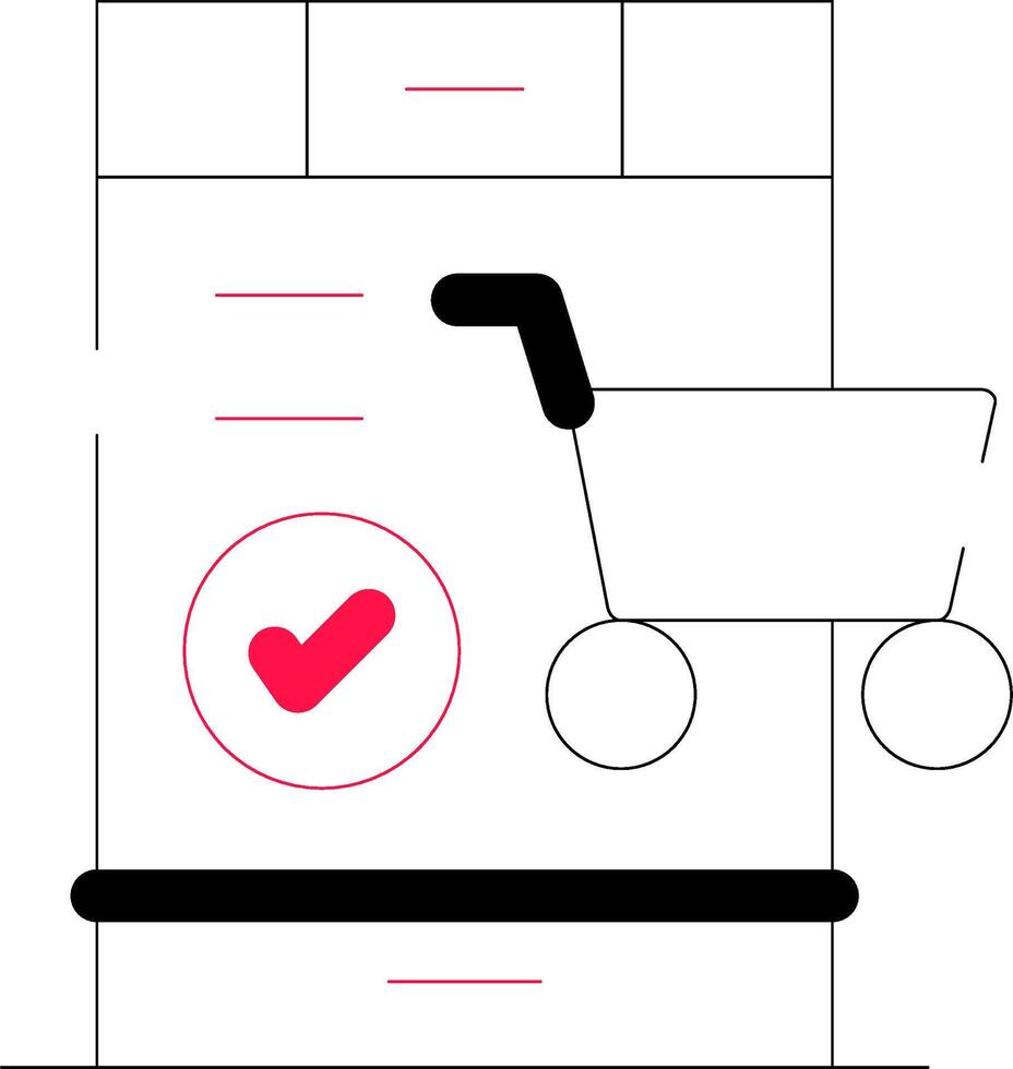Line Two Color Design vector