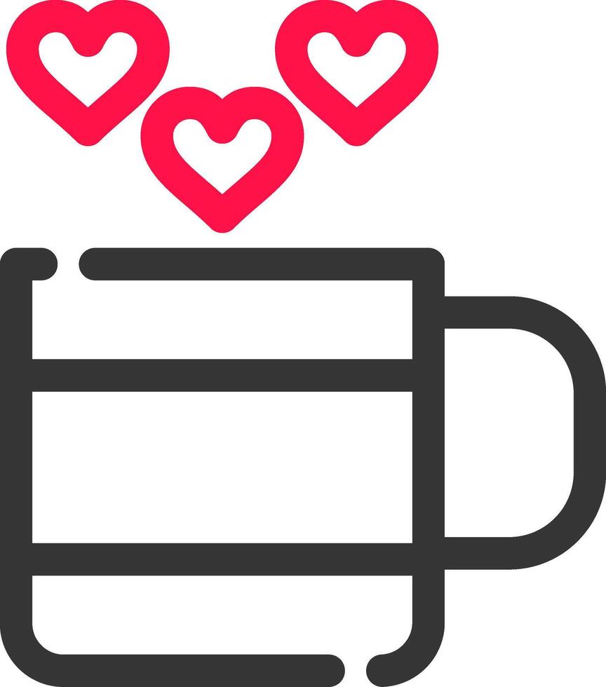 Love Tea Creative Icon Design vector