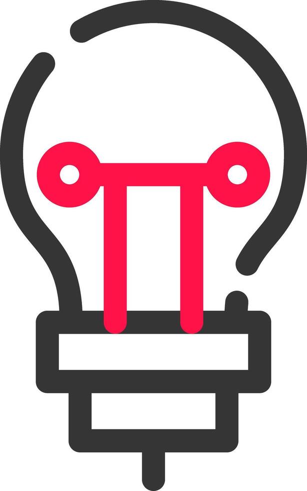 Bulb Creative Icon Design vector
