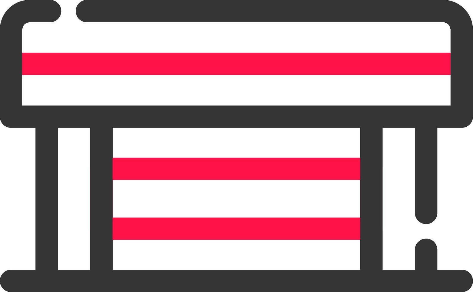 Line Two Color Design vector