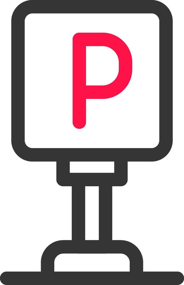 Parking Creative Icon Design vector
