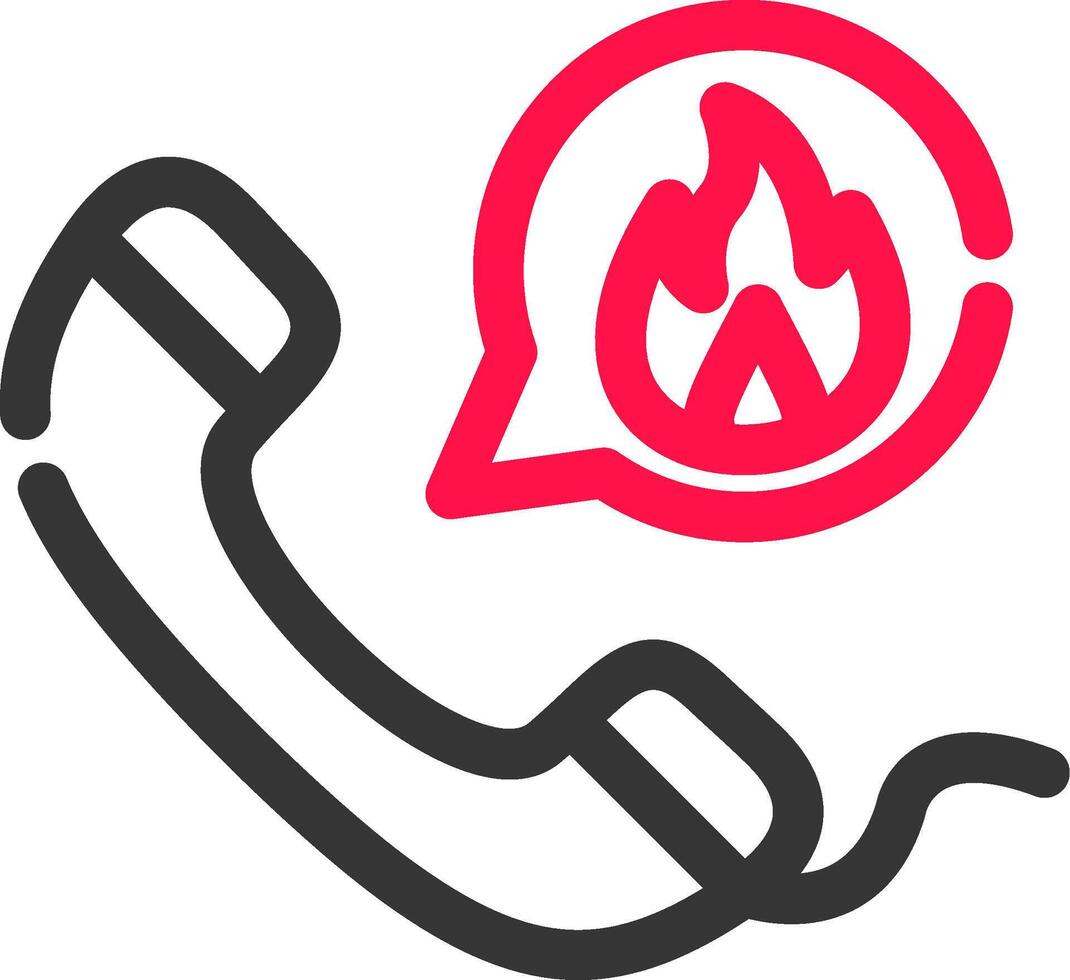 Emergency Call Creative Icon Design vector