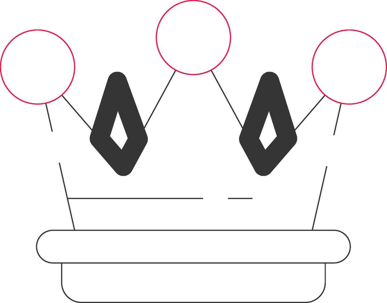 Crown Creative Icon Design vector