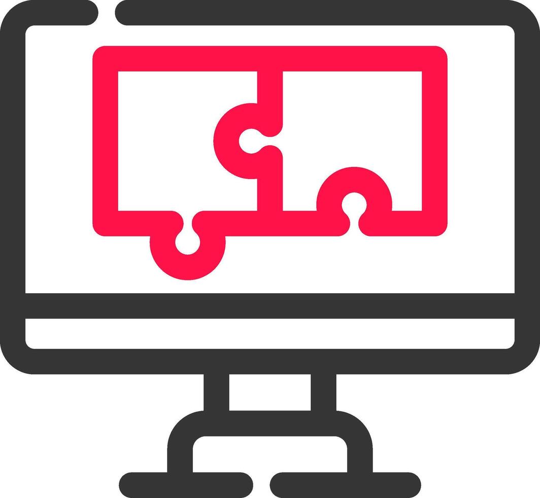 Puzzle Creative Icon Design vector