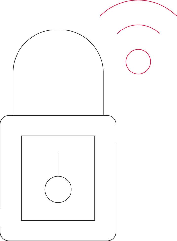 Smart Security Creative Icon Design vector