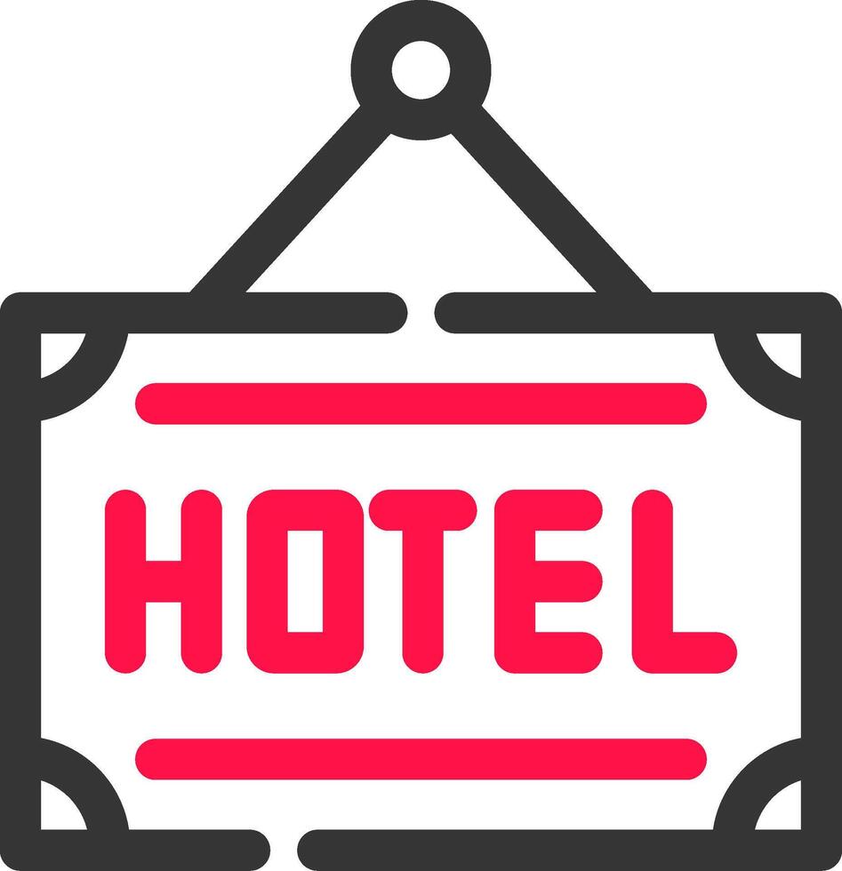 Hotel Creative Icon Design vector