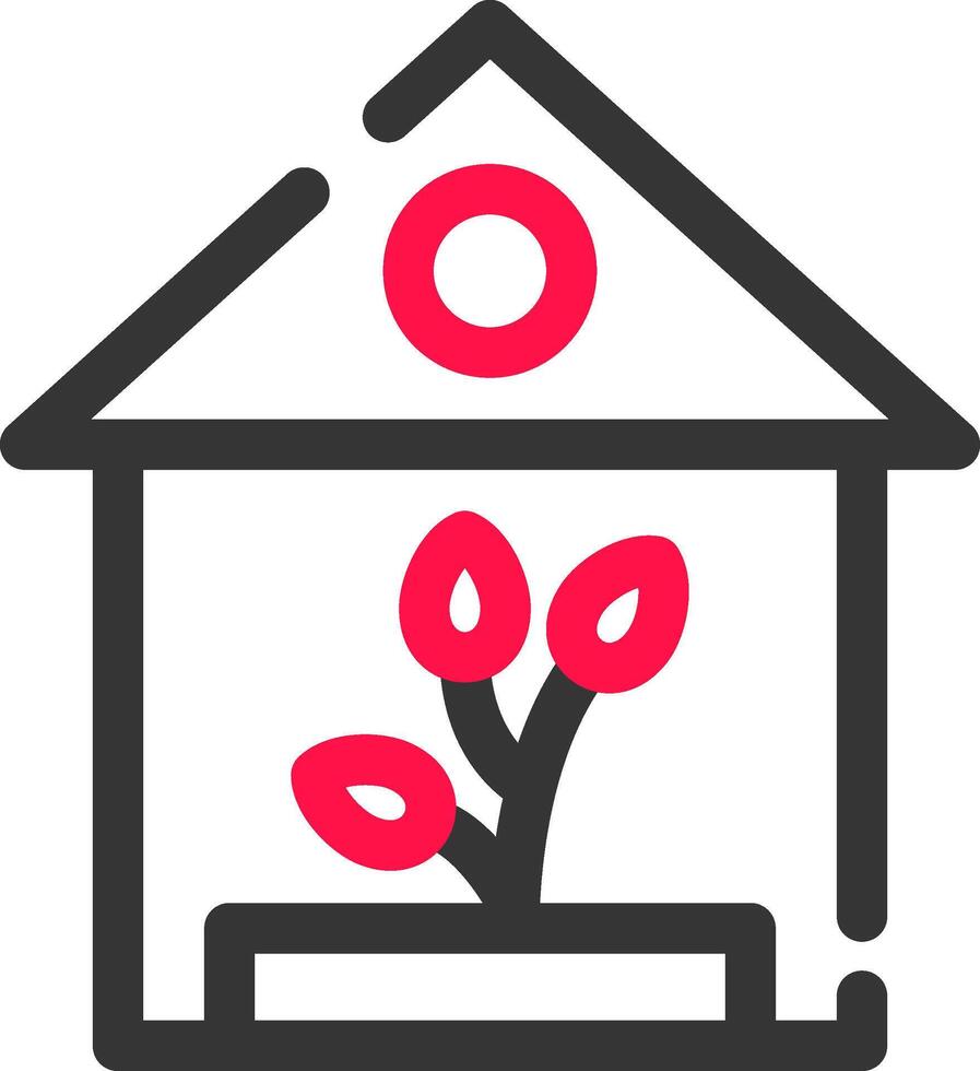 Greenhouse Creative Icon Design vector