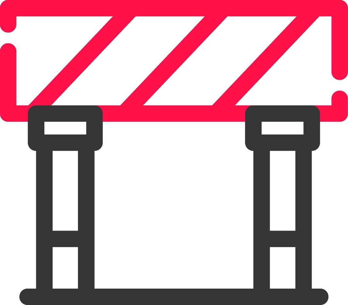 Barrier Creative Icon Design vector