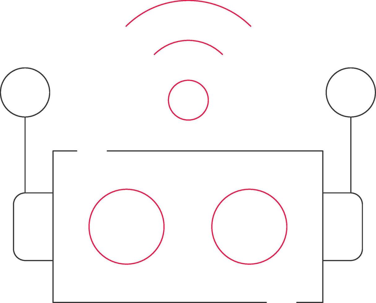 Smart Robotic Creative Icon Design vector