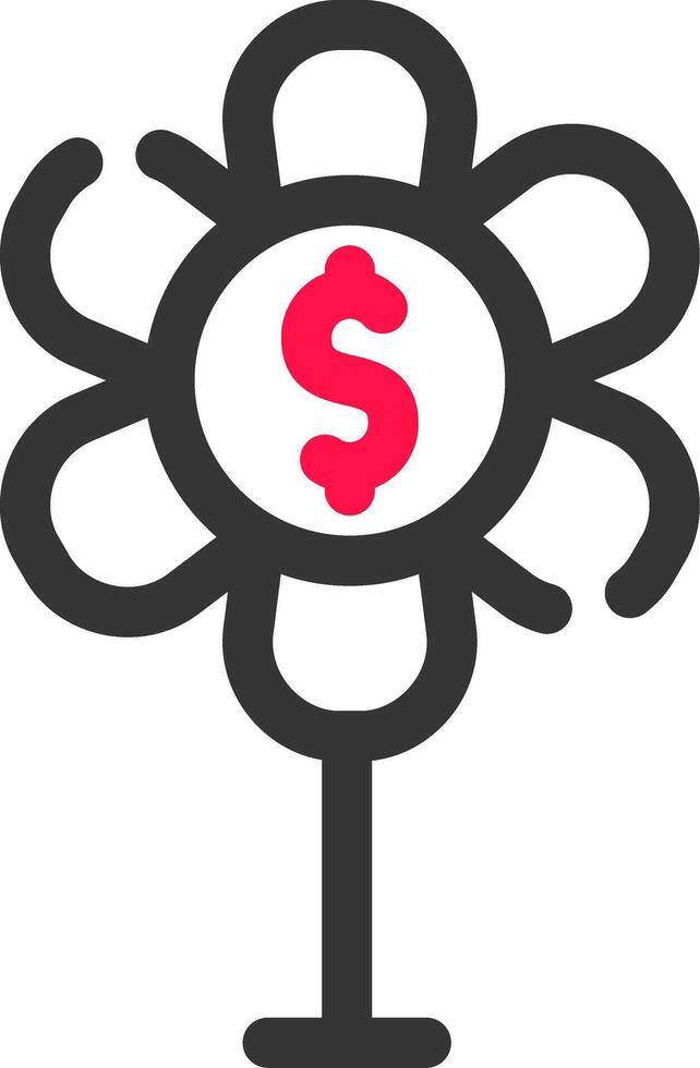 Money Growth Creative Icon Design vector