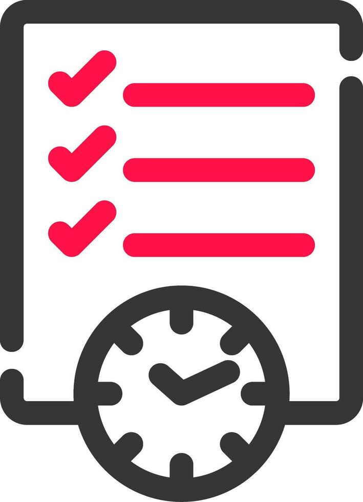Line Two Color Design vector