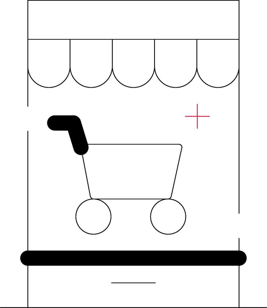 Line Two Color Design vector