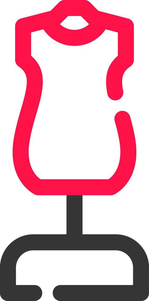 Mannequin Creative Icon Design vector
